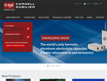 Tablet Screenshot of cde.com