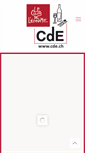 Mobile Screenshot of cde.ch