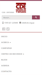Mobile Screenshot of cde.org.py