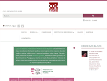 Tablet Screenshot of cde.org.py